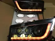 14-21 POLARIS RZR XP 1000 & TURBO -BLACK & ORANGE ANGEL EYE HEADLIGHTS KIT -USA