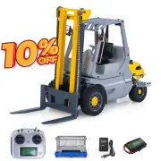 In Stock 1/14 Hydraulic RC Forklift Model I6S Metal Fork Lift Truck Sound Light