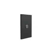 Clipsal Iconic Styl Cover Frame, 1 Switch, Vertical, Silver Shadow S3041C-Sh - S3041C-SH