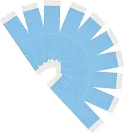 NULYLU 10pcs Wig Patch Waterproof Tape Double Sided Adhesive Tape Wig Tape Transparent Stickers Double Sided Tape Double Side Tape Waterproof Stickers Hair Ribbons Sky-Blue Pu