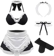 [paloli] Maid Outfit Anime Cosplay Costume French Apron Fancy Lingerie Sets for Women