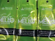 50 PACKETS HEMPZ TRULY MELLO MAXIMIZER (NO BRONZER) TANNING LOTION