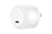 Belkin Boostcharge Compact USB-C PD 3.1 Wall Charger 20W - White (WCA009AUWH), USB-C PD Certified, Fast & Travel to Ready, 2 Years Warranty WCA009auWH