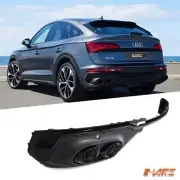Rear Bumper Bar Diffuser & Exhaust Tips for AUDI Q5 SQ5 FY Sportback Bodykit 21+