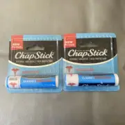 ChapStick Classic Medicated Skin Protectant Lip Care Balm 2 Packs Exp 12/26