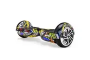 BULLET Gen III Hoverboard Scooter, Superior Self Balancing System, Dual Copper Motors, UL Certified, 6.5' Wheels, LED Lights, Carry Bag, Hiphop Design