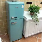 網紅復古冰箱美式小型迷你宿舍家用單雙人懷舊可愛彩色韓式電冰箱