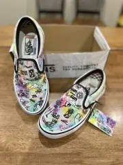 Vans Man’s Skate Slip-On Moon and Sun Shoes Multicolor Size 5.5 NWT