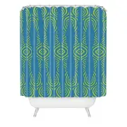DENY Designs Karen Harris Gillespie Bluegreen Shower Curtain, 69 by 72-Inch