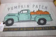 NEW PERFECT HARVEST 18" x 24" DOOR MAT: PUMPKIN PATCH