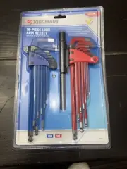 18 Piece Long Arm Hexkey Tools With Extension Pipe