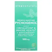Viva Naturals, French-Maritime Pycnogenol, 100 mg, 60 Veggie Capsules