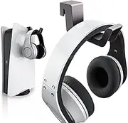 PS5 Headset Stand, PS5 Headphone Hook,PS5 Headset Hanger, Compatible with Universal Gaming Headsets - Black