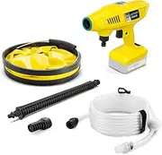 [Kärcher] Handheld/Mobile Cleaner KHB 4-18 18V Battery Platform, Features Real Time LED Display, Lightweight Design, for Ourdoor Settings/Smaller Areas, Combines 5 Nozzles and 1 Spray Lance, Skin Only