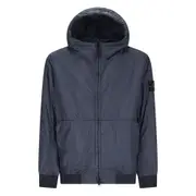 [Stone Island] Stone Island Hooded Bomber Jacket XL BLUE