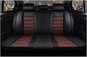Car Seat Covers for Haval All for Models H1 H2 H3 H4 H6 H7 H8 H9 H5 M6 H2S H6 Coupe 5 Seats Leather Pu Car Seat Cover Car Seat Cover Sets(O Rear seat Cover)