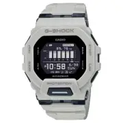 Casio GBD-200UU-9 Men's G-Shock G-Squad Digital Dial Watch, Resin Band - Grey