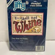 1999 Dimensions Sunset Jiffy #16659 Thou Shalt Not Whine Cross Stitch NISP