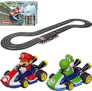 [Carrera] Evolution 20025243 Mario Kart Analog Electric 1:32 Scale Slot Car Racing Track Set - Includes Two 1:32 Scale Cars & Two Dual-Speed Controllers Ages 8+
