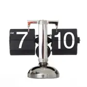 Flip ClockRetro Flip Down Clock Mechanical Digital Flip Desk Clock Internal Gear