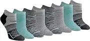 Saucony Women's Performance Super Lite No-Show Athletic Socks, 8 Pairs, M