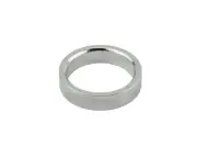 8MM ALLOY BICYCLE HEADSET SPACER 1-1/8 IN SILVER.