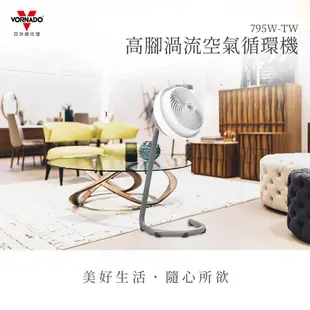 【VORNADO】795W-TW / 795W 沃拿多高腳渦流空氣循環扇｜贈14吋DC電扇｜美國原裝進口