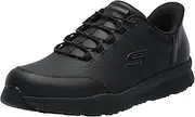 [Skechers] Men's Hands Free Slip Ins Nampa-Knotly Bungee Athletic Sr Food Service Shoe
