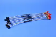 10 Florida labs 10" RF SMA to SMA Bulkhead Coax Cables RG-402 0.141 Semi-Rigid
