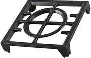 Atgestore W11380124 Grate Replacement for Whirlpool Stove Parts KCGC506JSS00 KFDC558JSS00 Cast Iron Stove Top Burner Grate Kitchenaid Gas Range Grate Gas Cooktop Parts Cookware Accessories 1 Set