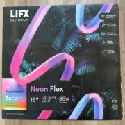 LIFX Outdoor Neon Flex 16 ft LED Rope Light - 85W - Lifx Supercolor 5X Brighter
