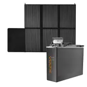 VoltX 12V 100Ah Slim Lithium Battery with 200W Solar Panel Mat