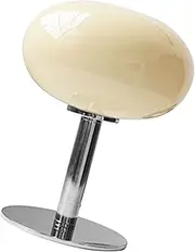 Bedside Table Lamp Modern 13.8 Inch Soft Light Bedside Lamp Stylish Iron Base for Bedroom (Beige)