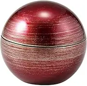 [TA] Manmaru Bowl Wine Silver Scrape Inside Black | Soup Bowl [3.5 x 3.2 inches (9 x 8.2 cm) (170cc)]
