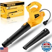 ALLOYMAN Electric Leaf Blower,7AMP Lawn Blower,130MPH Mini Leaf Blower Lightw
