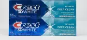2 Crest 3D White Advanced Deep Clean Toothpaste 3.3 oz/ 93 g New