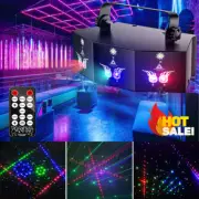 9 LED RGB Laser Projector Light DJ Disco Party KTV Laser Beam Stage Lighting