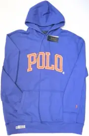Polo Ralph Lauren Mens Pullover Hoodie Blue Long Sleeve Hooded Sweatshirt $148