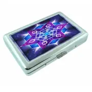 Fractal Em2 Silver Metal Cigarette Case RFID Protection Wallet
