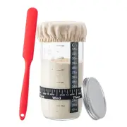 BOOMIBOO Sourdough Starter Jar 24oz Bread Baking 24oz-1pcs