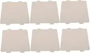 BRIGHTFUFU 6pcs Microwave Mica Sheets Oven Waveguide Cover Heatproof Mica Flakes for Microwave Oven Repair Universal Fit