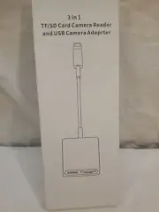 SD Card Reader for iPhone, Memory Card Reader with USB Camera Adapter Plug...