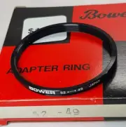 52-49mm Step-Down Lens Filter Converting Adapter Ring 52mm-49mm Metal E52-E49