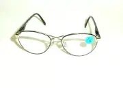 NWT Vintage 90's Lady Round Combo Reading Glasses +1.25 (Gold/Black)