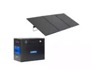 Kings 300W Folding Solar Panel + BatBlock25 - 12V Plug and Play Battery Box