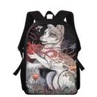 Three Eyes Dog Backpack Boy Girl Schoolbag Shoulder Satchel Bookbags School Bag