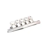5Pcs Stainless Steel C Curve Nail Pinching Clips Acrylic Nail Pincher Tool D