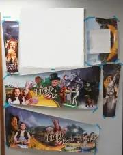 JERSEY JACK WOZ Wizard of OZ Standard LE Pinball Machine 5 PIECE DECAL SET #7754