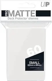 Ultra Pro PRO-Matte Small Deck Protector Sleeves, Clear (Pack of 60)