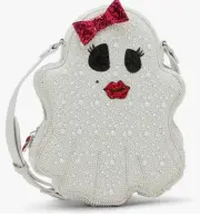 Betsey Johnson “Ghouls Just Wanna Have Fun”Ghost Rhinestone Crossbody